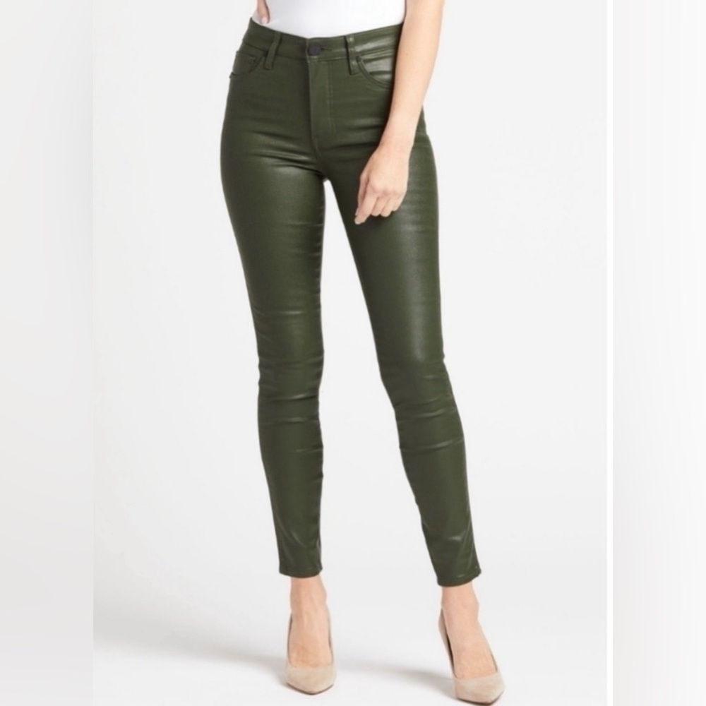 Kut from the Kloth Mia toothpick skinny jeans, olive NWT size 4